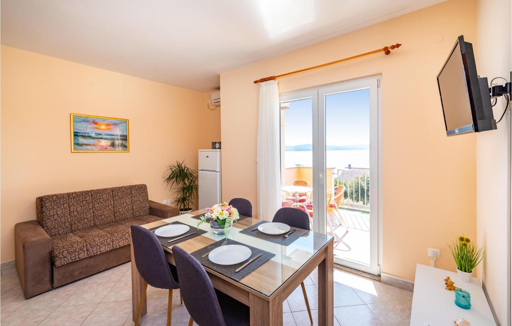 Cozy Apartment In Posedarje With House Sea View Экстерьер фото